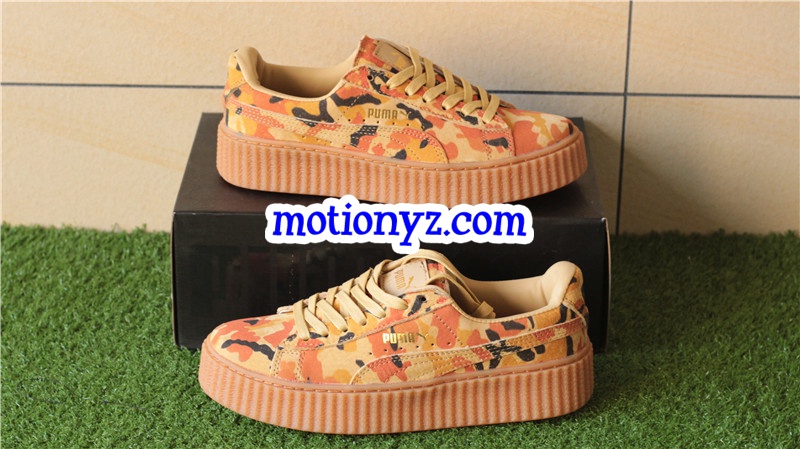 Puma Fenty Rihanna Creeper Low Camo Brown